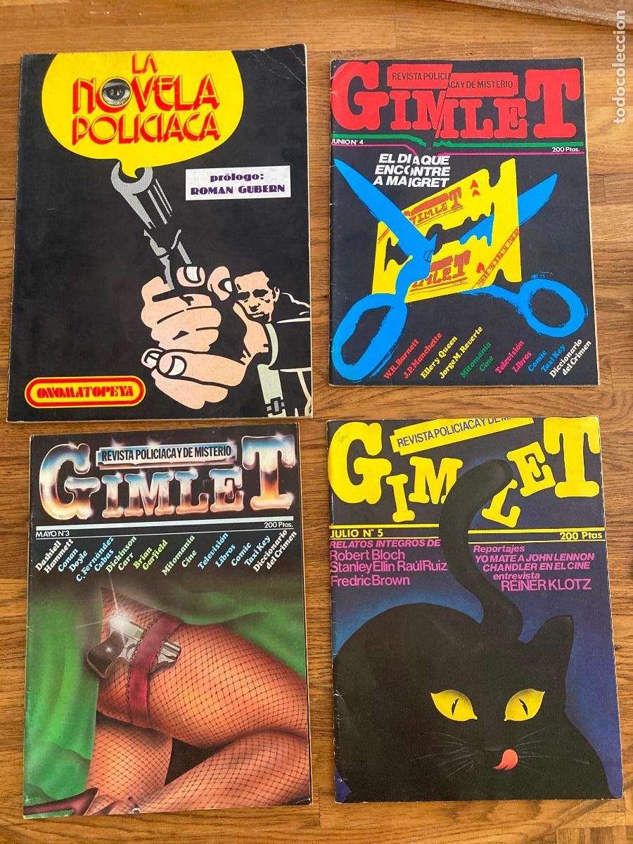 Libros de segunda mano: LIQUIDACI&Oacute;N!! - LOTE 3 REVISTAS GIMLET (N&ordm;s 3,4,5) + LA NOVELA POLIACA