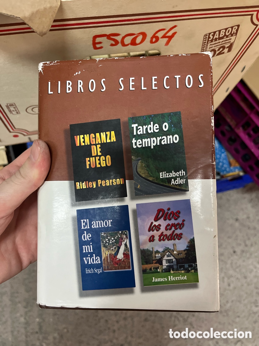 Libros de segunda mano: Esco1 el amor de mi vida / venganza de fuego / tarde o temprano / dios los creo a todos / adler&hellip;