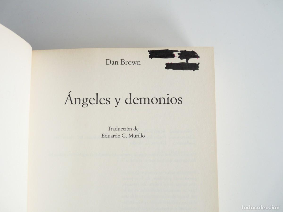 Libros de segunda mano: &Aacute;ngeles y demonios Dan Brown Ref: C-5 - Foto 2
