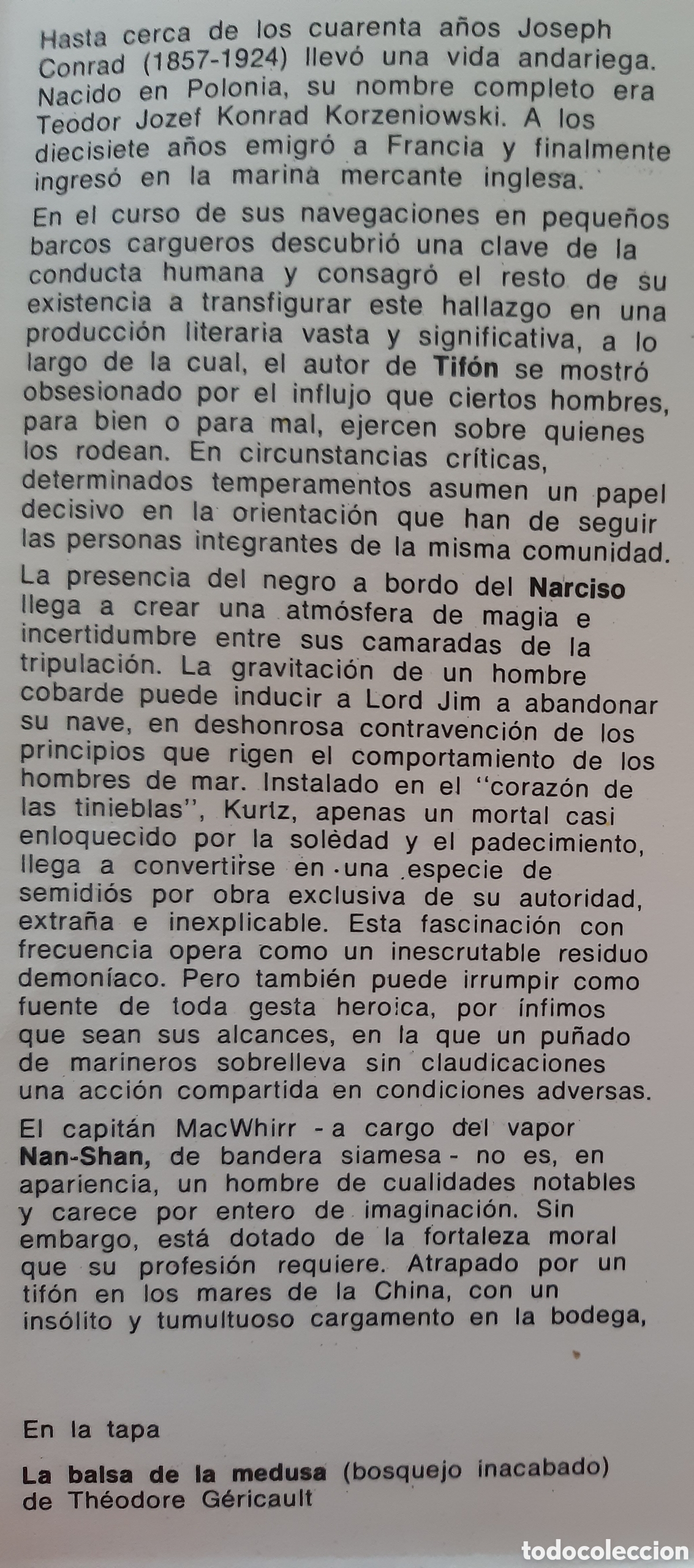 Libros de segunda mano: Tif&oacute;n. Joseph Conrad. - Foto 3