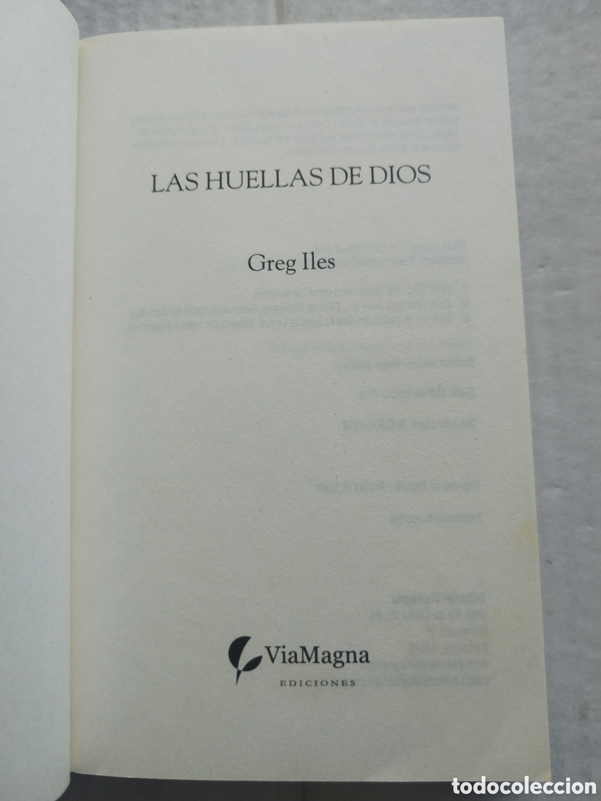 Libros de segunda mano: LAS HUELLAS DE DIOS/GREG LLES - Foto 2