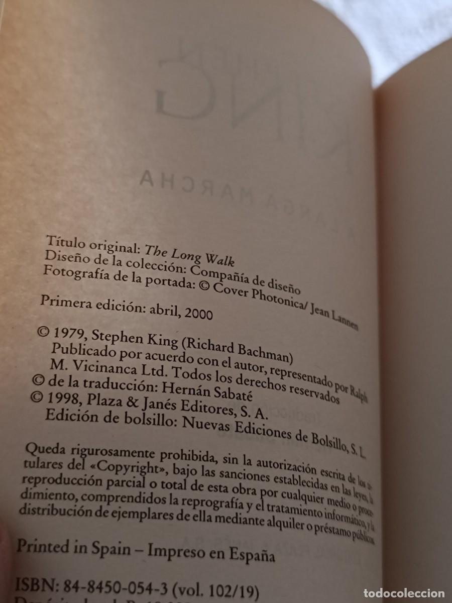 Libros de segunda mano: La larga marcha de Stephen King - Foto 6