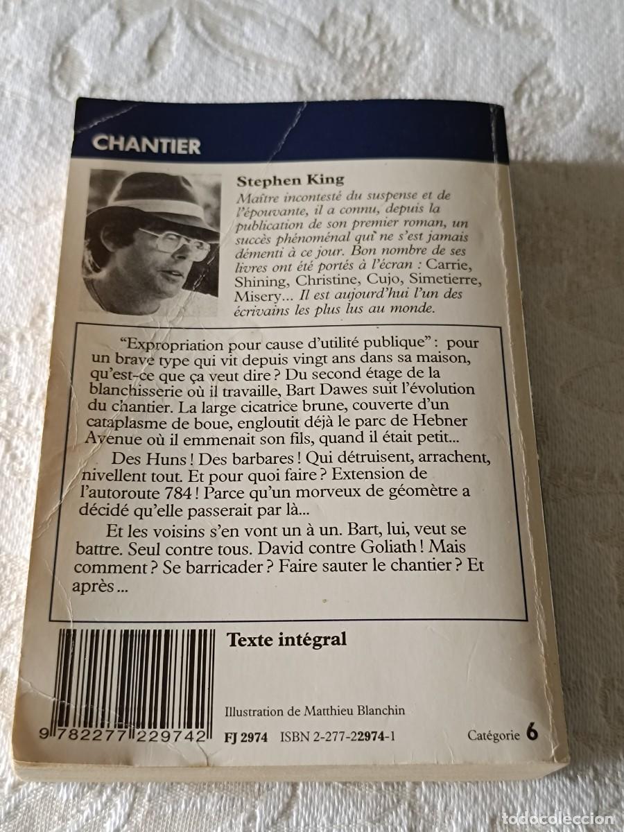 Libros de segunda mano: Chantier de Stephen King - Foto 2