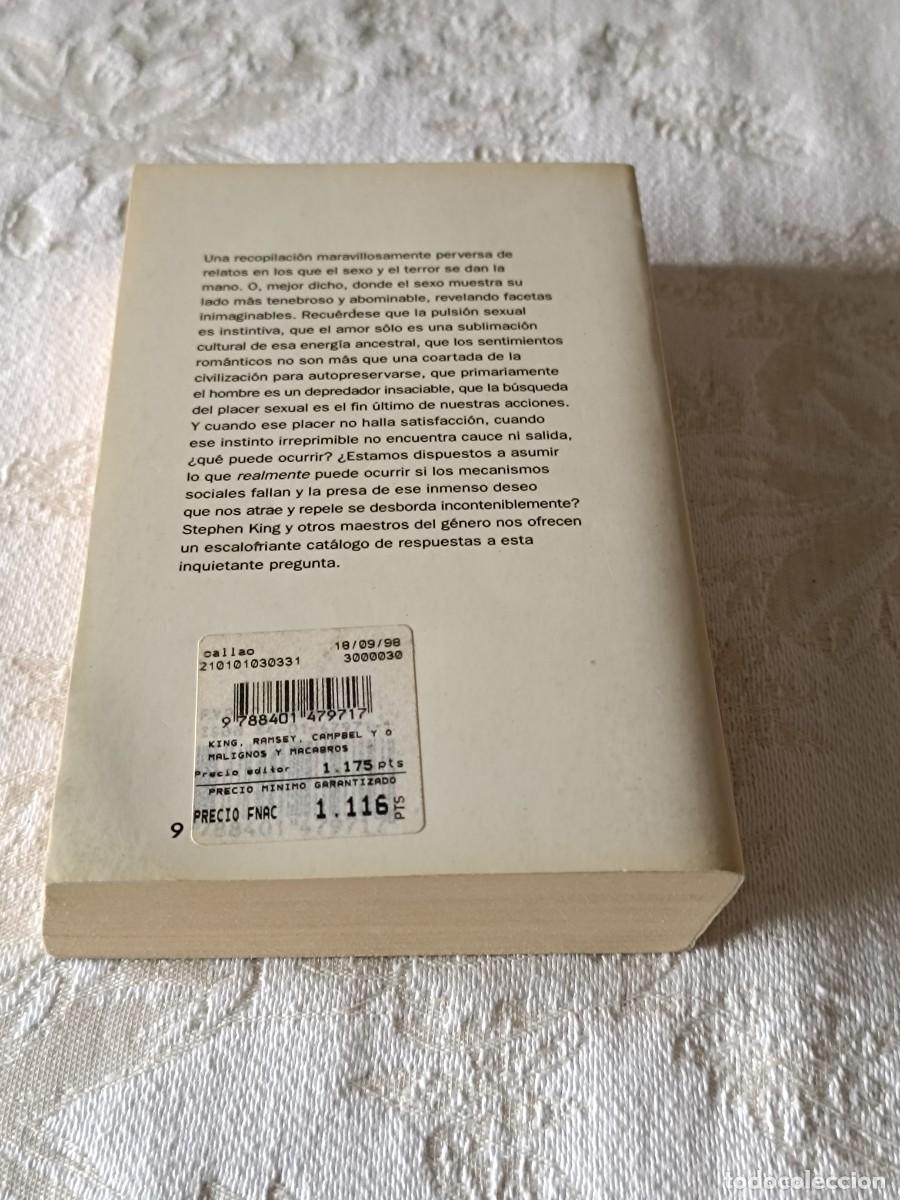 Libros de segunda mano: Macabros y Malignos de Stephen King y otros - Foto 2