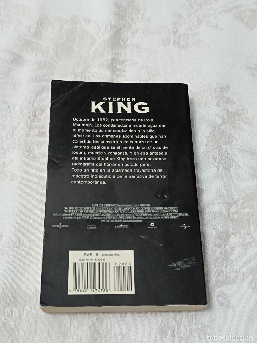 Libros de segunda mano: La milla verde de Stephen King - Foto 2
