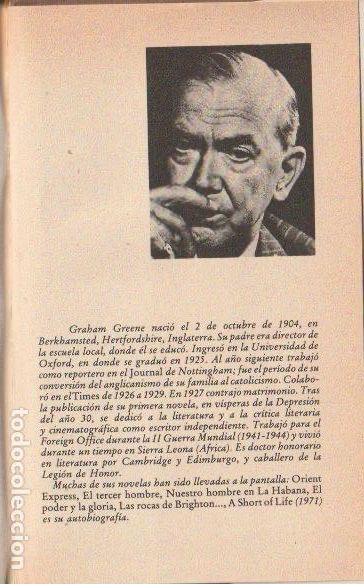Libros de segunda mano: El factor humano / Graham Greene - Foto 2
