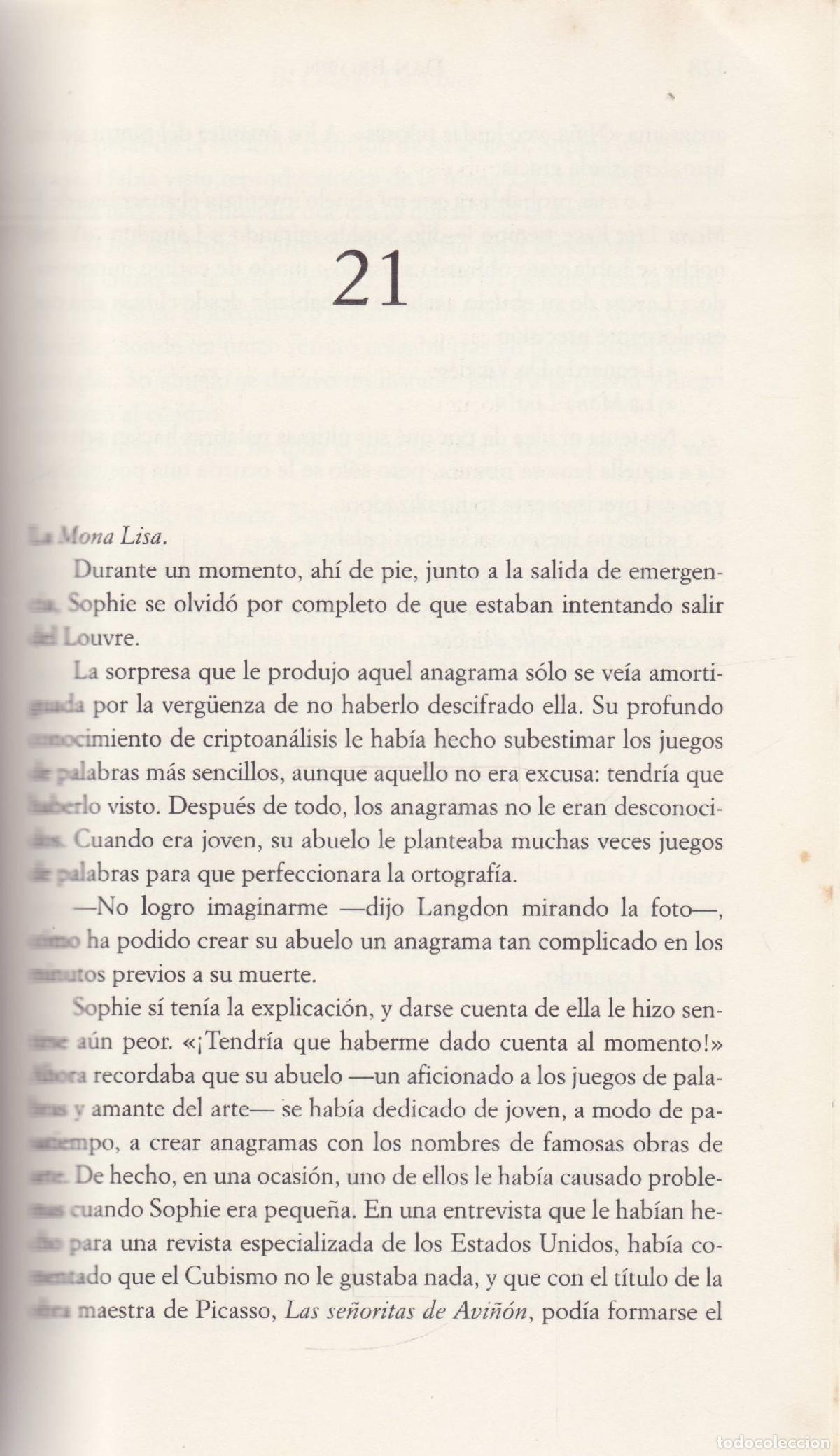 Libros de segunda mano: El codigo Da Vinci - Brown, Dan - Foto 2
