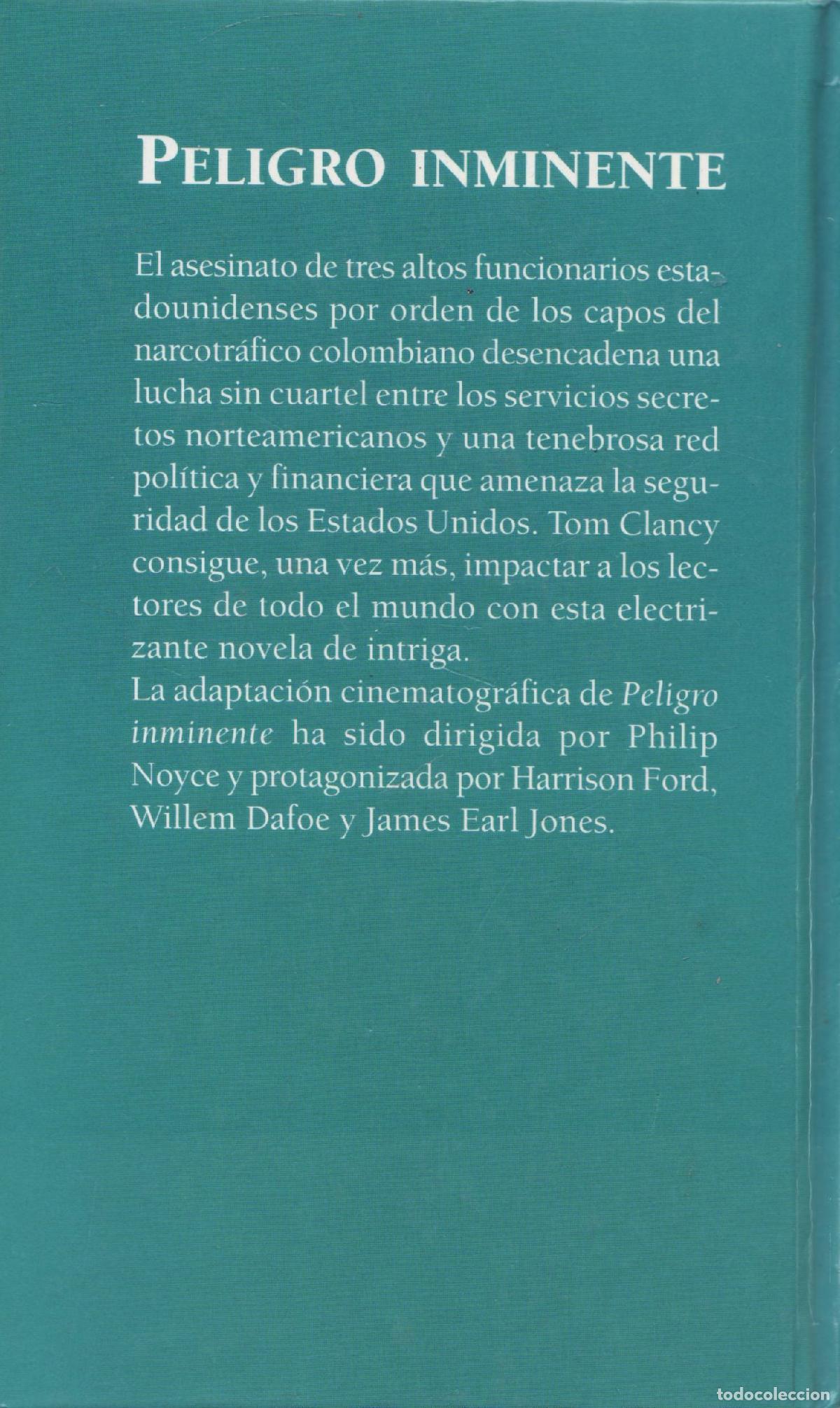 Libros de segunda mano: Peligro inminente - Clancy, Tom - Foto 2