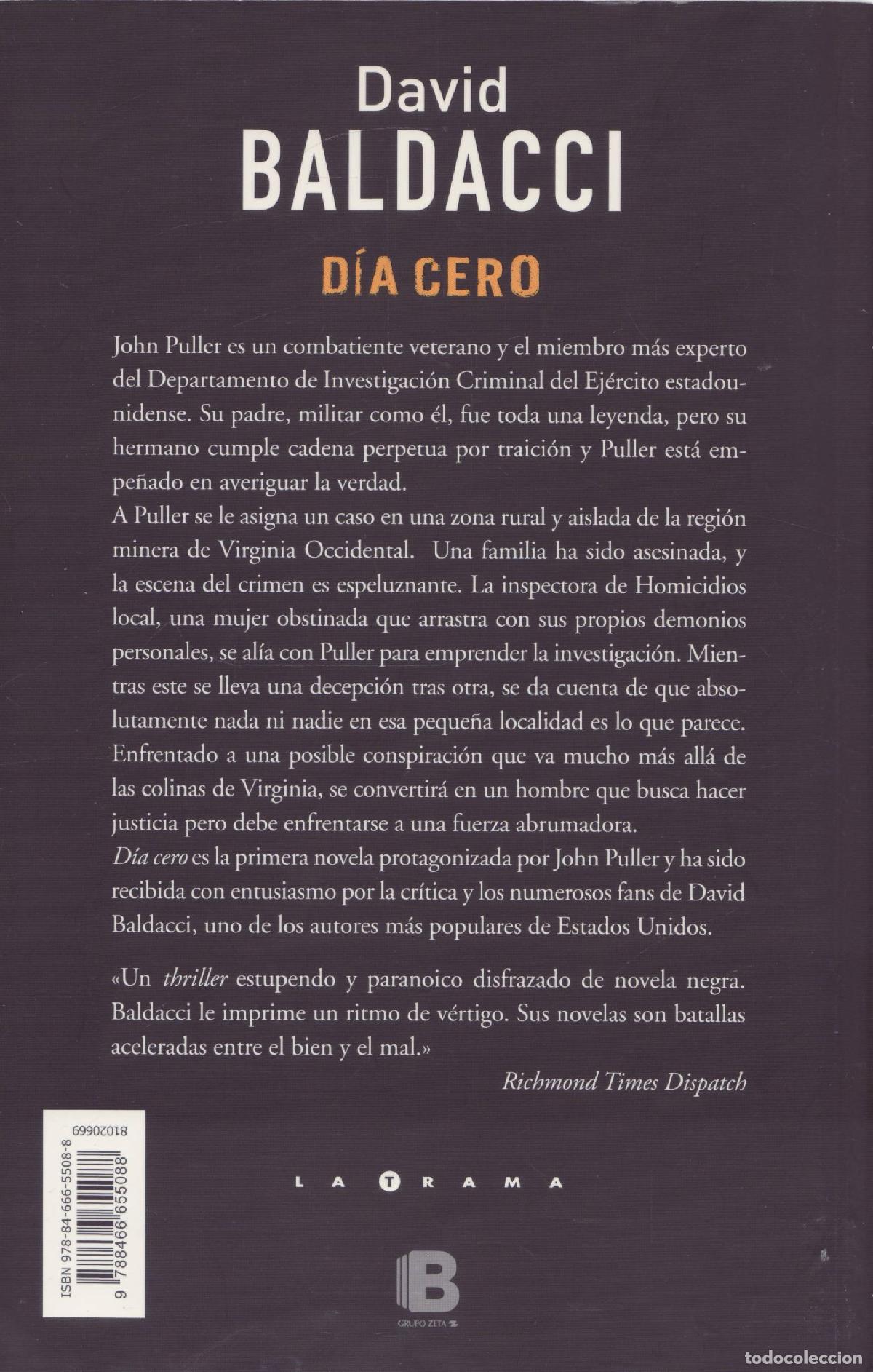 Libros de segunda mano: Dia cero - Baldacci, David - Foto 2