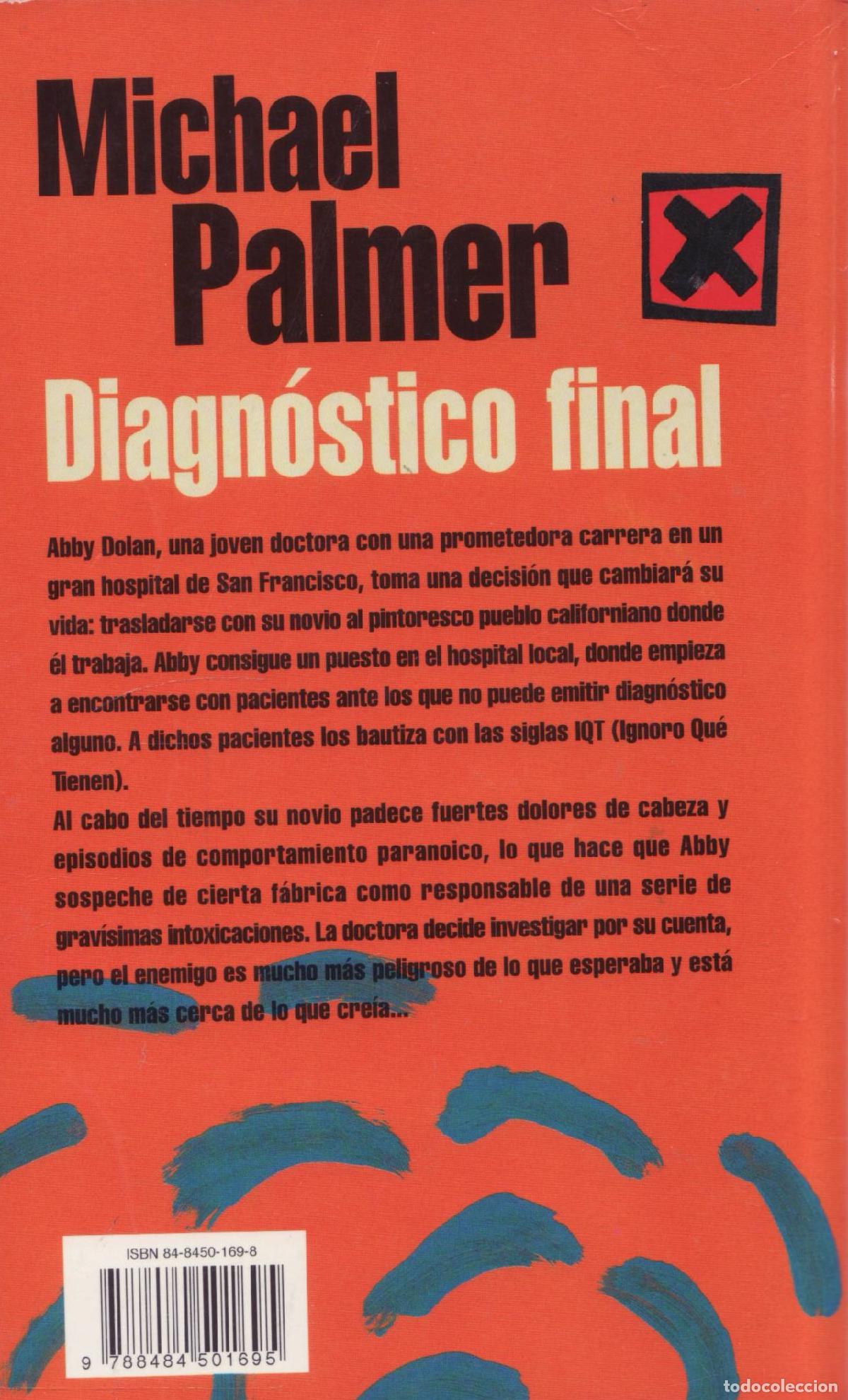 Libros de segunda mano: Diagnostico final - Palmer, Michael - Foto 3