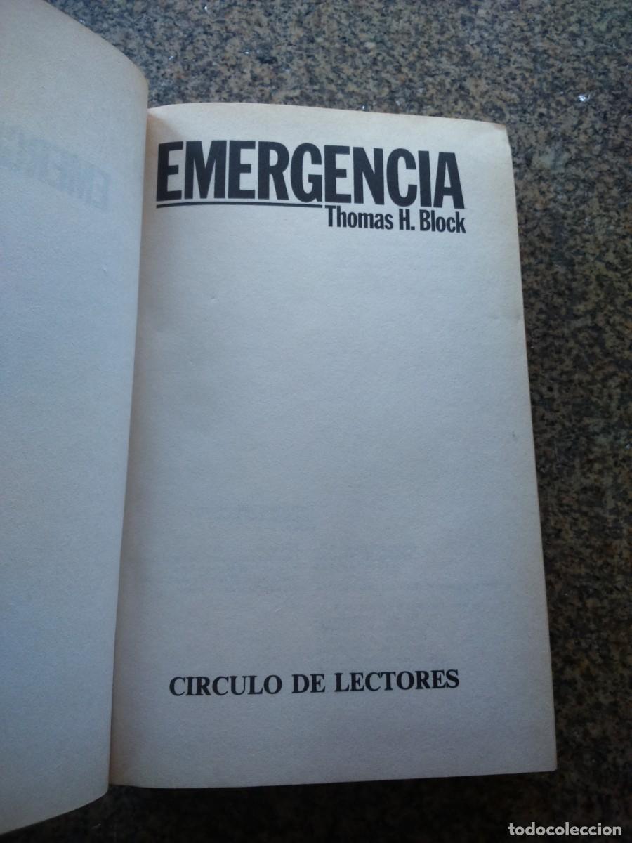 Libros de segunda mano: EMERGENCIA -- THOMAS BLOCK -- CIRCULO -- - Foto 1