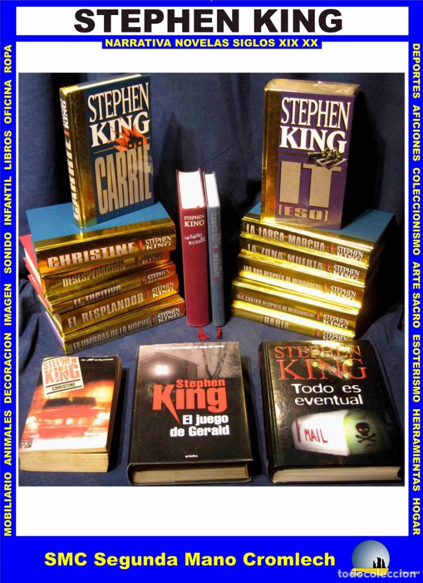 Libros de segunda mano: 15 Novelas STEPHEN KING