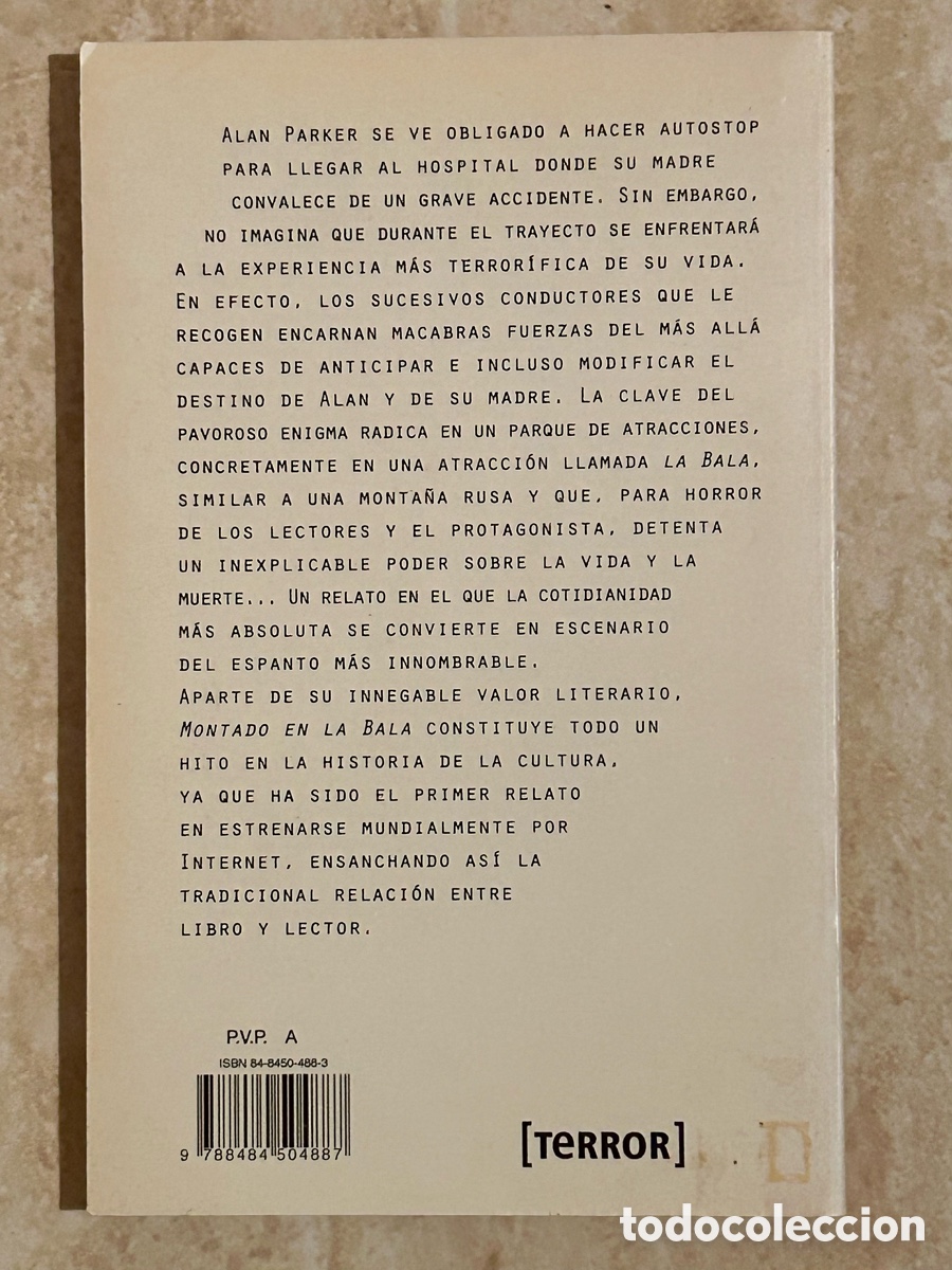 Libros de segunda mano: Montado en la bala - Stephen King - Foto 2