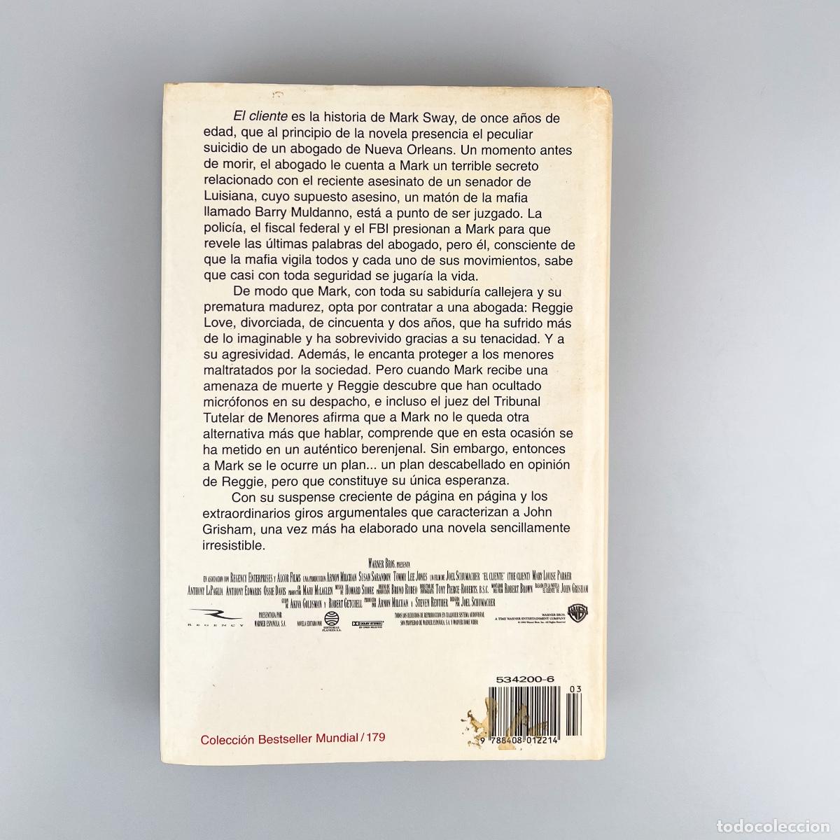 Libros de segunda mano: El Cliente, John Grisham - Foto 2