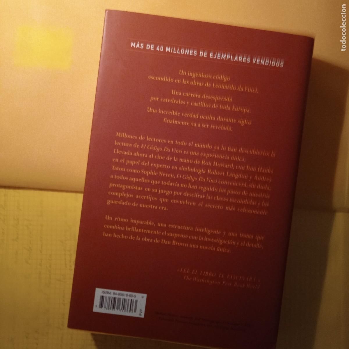 Libros de segunda mano: El c&oacute;digo Da Vinci: Brown, Dan.- Brown - Foto 2