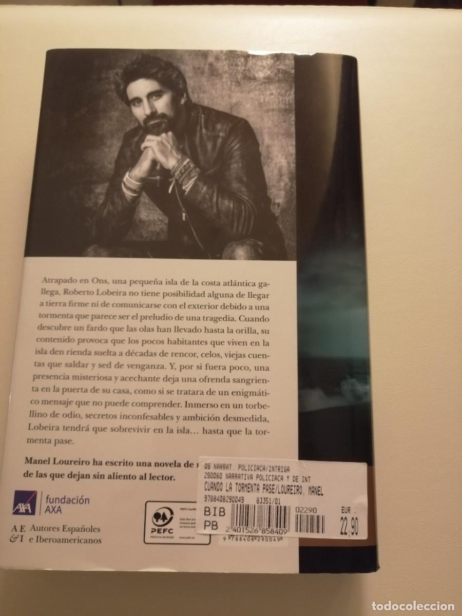 Libros de segunda mano: Cuando la tormenta pase - Manel Loureiro - Foto 2