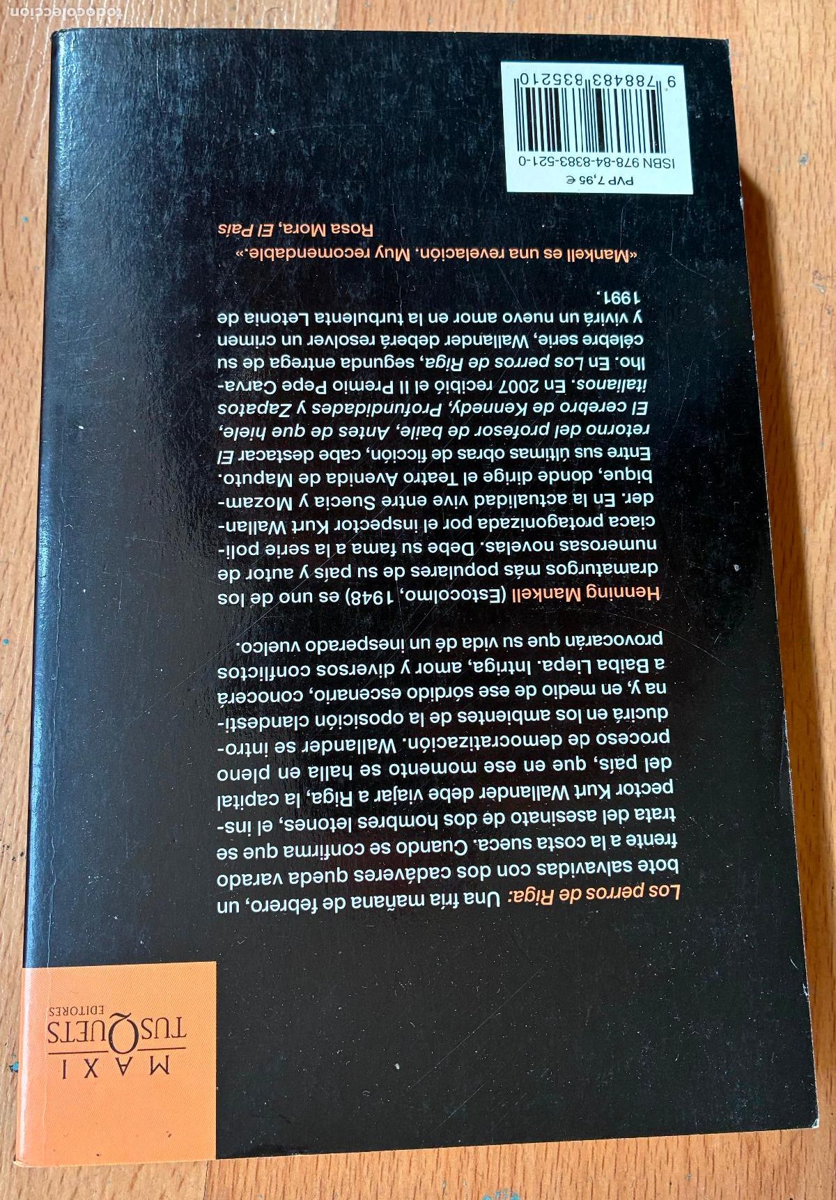 Libros de segunda mano: LOS PERROS DE RIGA, Henning Mankell - Foto 2