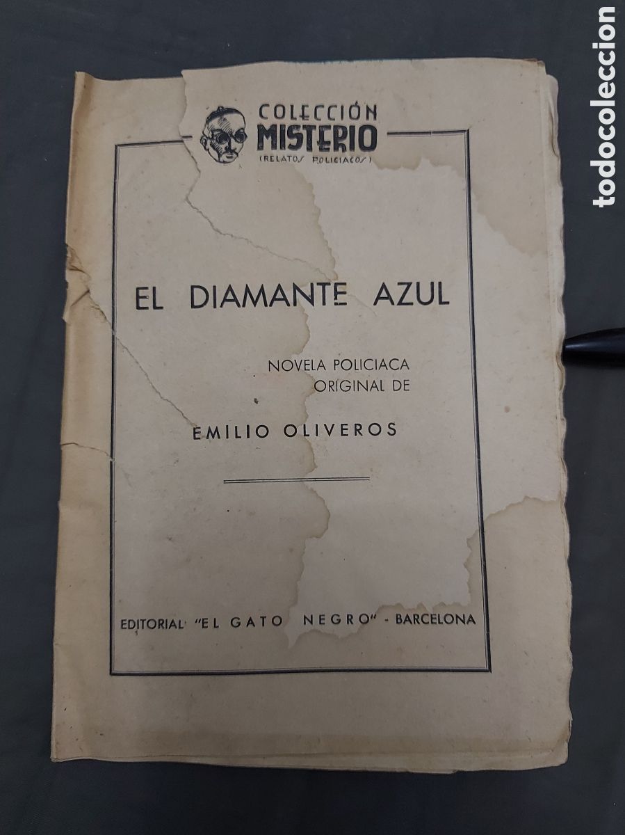 Libri di seconda mano: EL DIAMANTE AZUL a&ntilde;o 1940