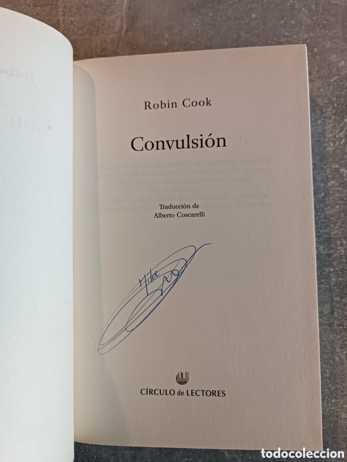 Libros de segunda mano: Convulsi&oacute;n, Robin Cook, C&iacute;rculo de Lectores - Foto 4