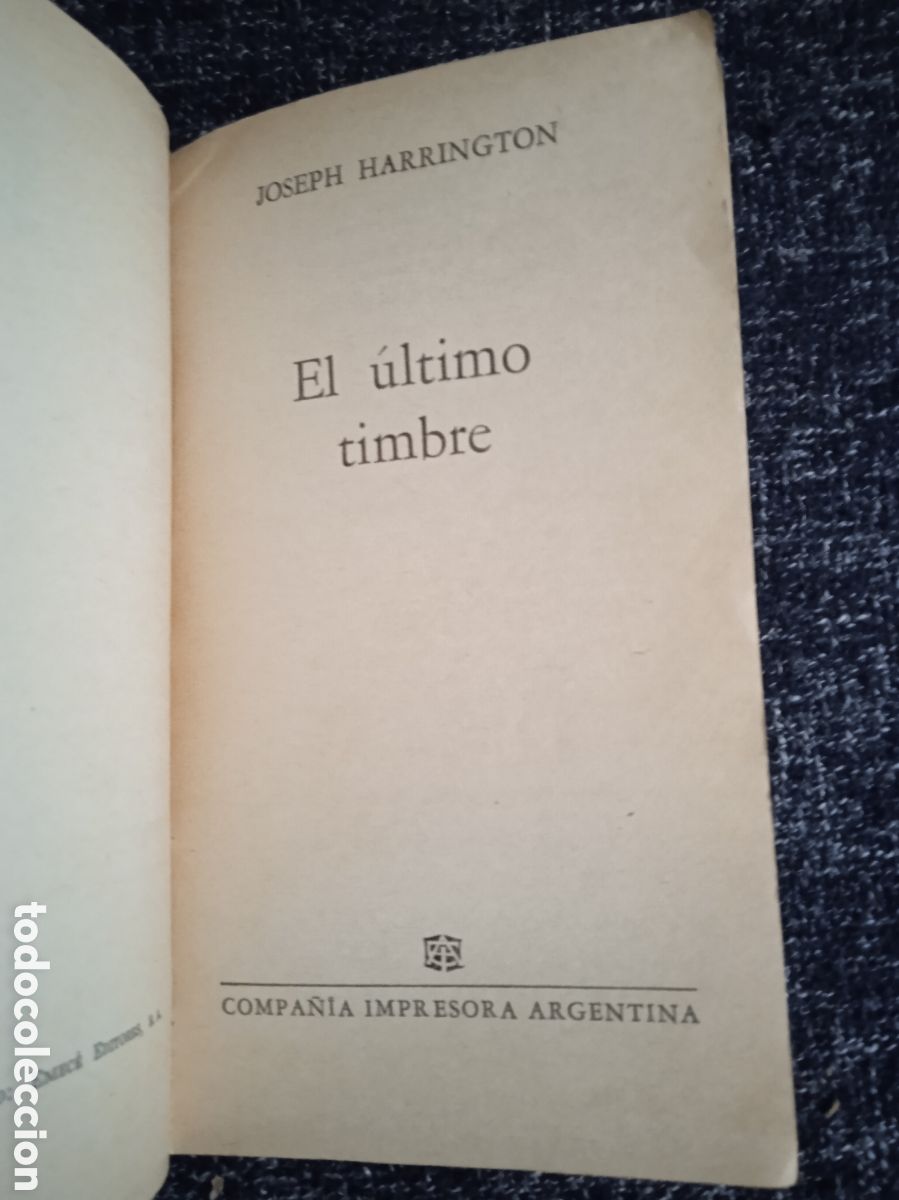 Libros de segunda mano: El &uacute;ltimo timbre / Joseph Harrington - El s&eacute;ptimo c&iacute;rculo - Foto 2