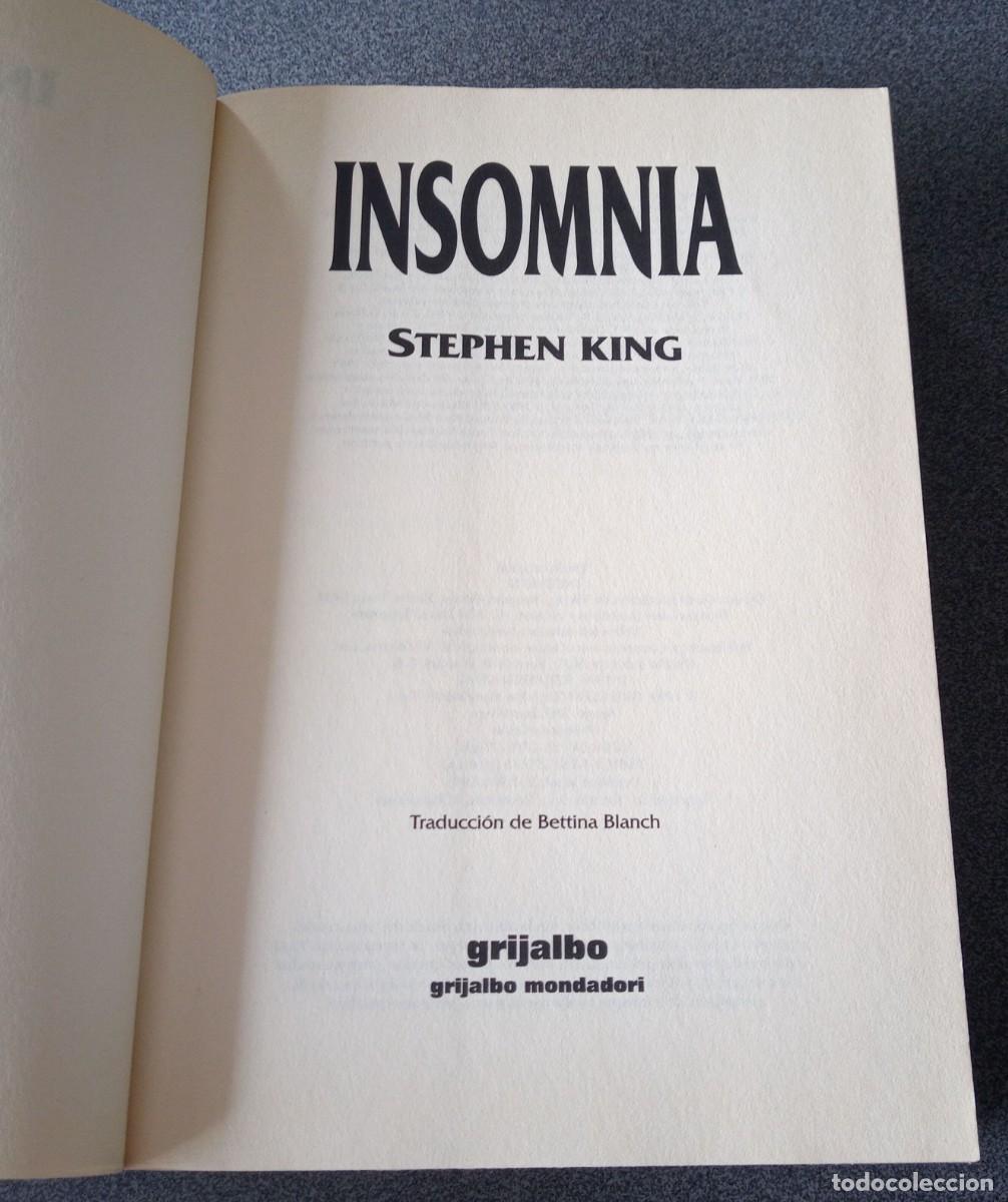 Libros de segunda mano: Insomnia Stephen King - Foto 4