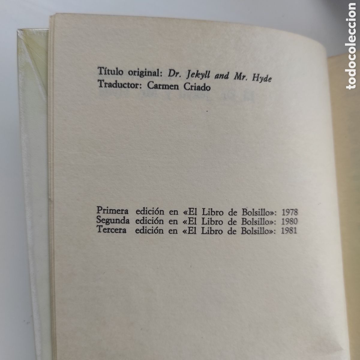 Libros de segunda mano: El Dr. Jekyll y Mr. Hyde - Foto 2