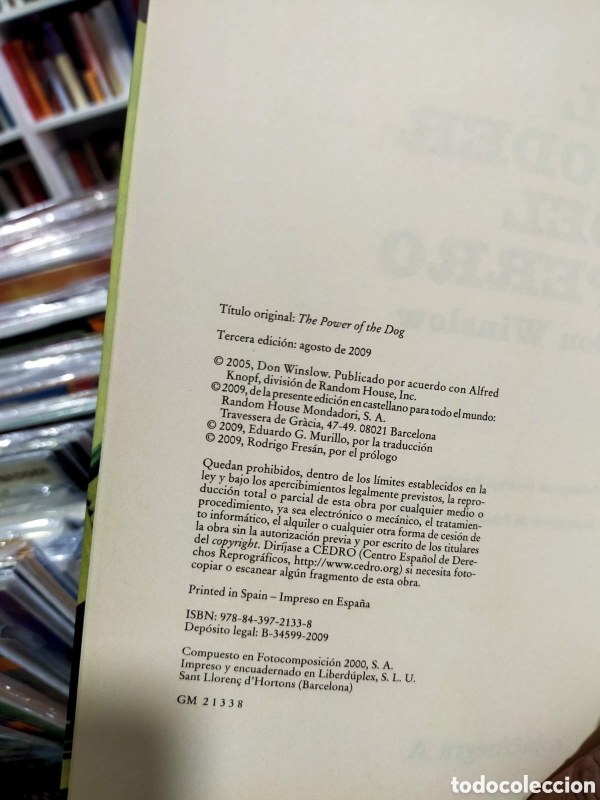 Libros de segunda mano: EL PODER DEL PERRO - DIN WINSLOW - Foto 5
