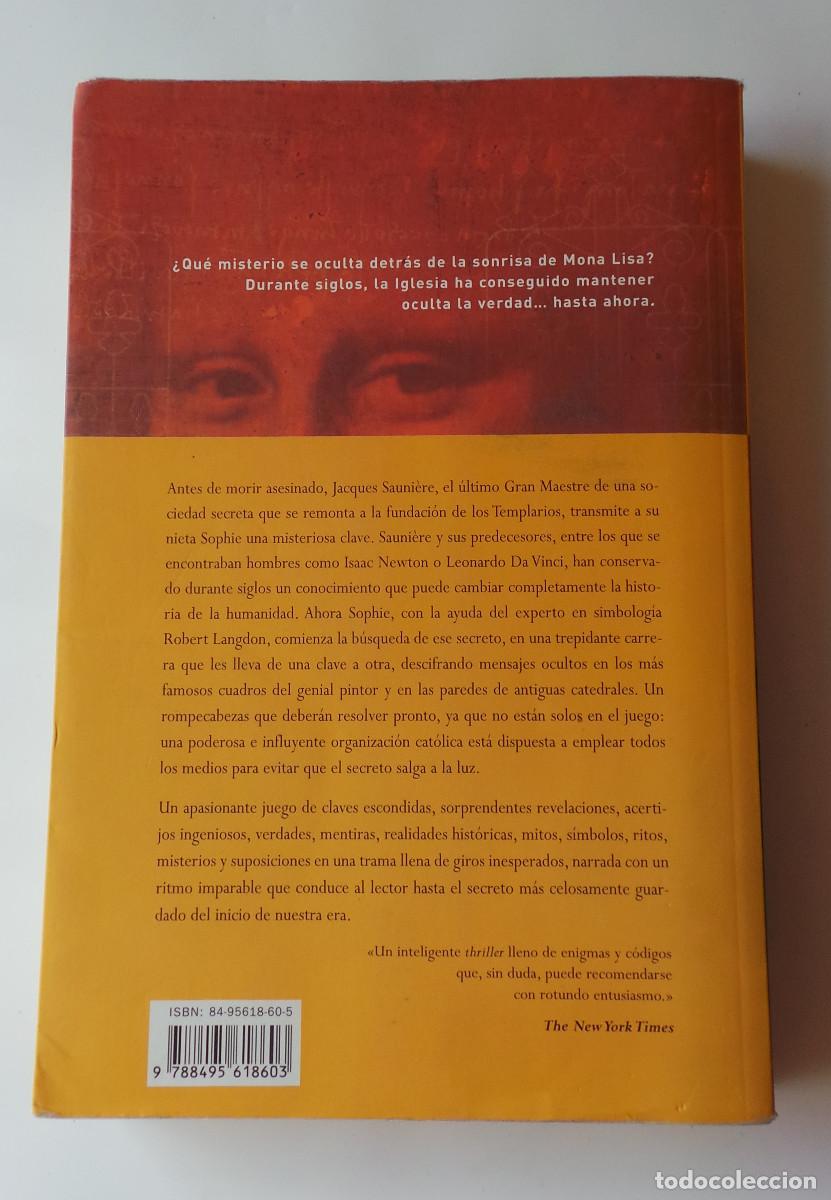 Libros de segunda mano: EL C&Oacute;DIGO DA VINCI.- BROWN, DAN. - Foto 2