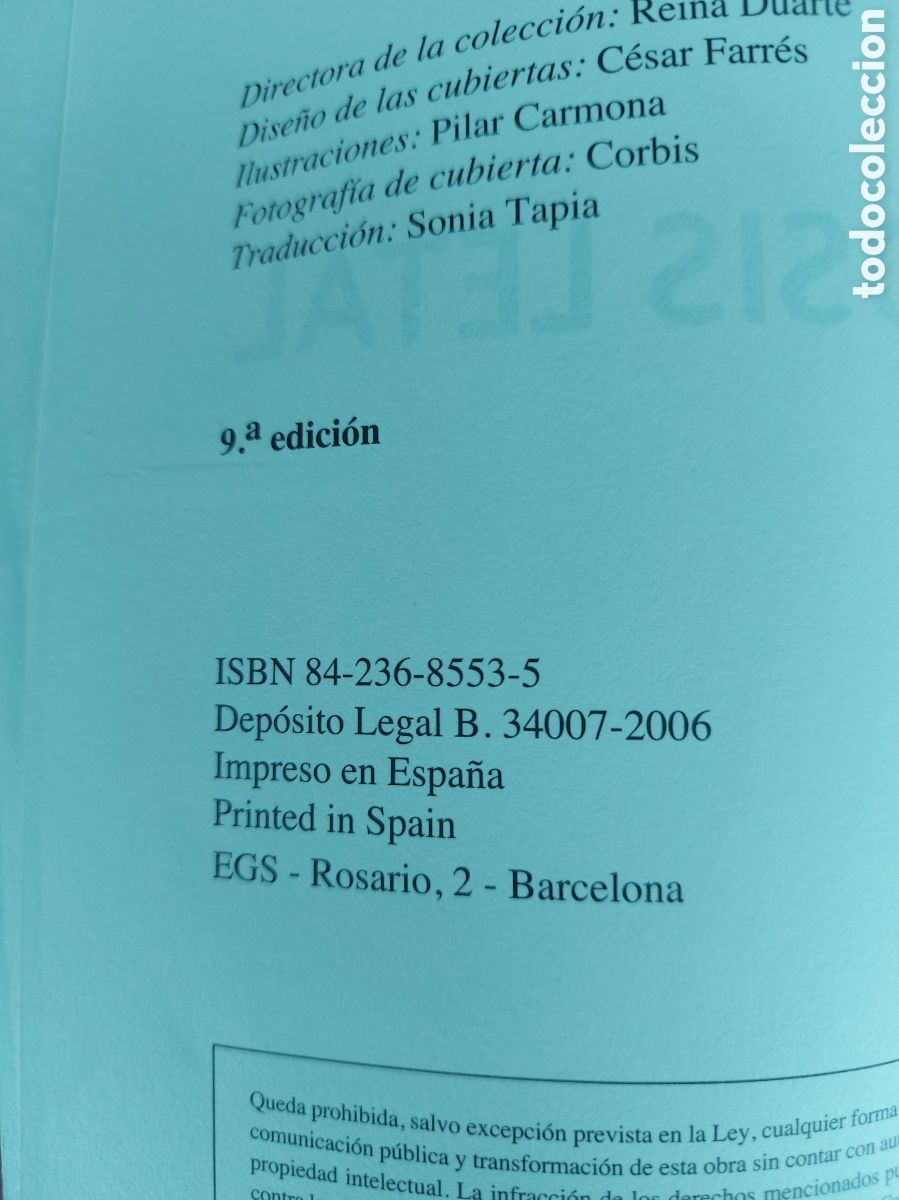 Libros de segunda mano: DOSIS LETAL *****a&ntilde;o 2006 - Foto 2