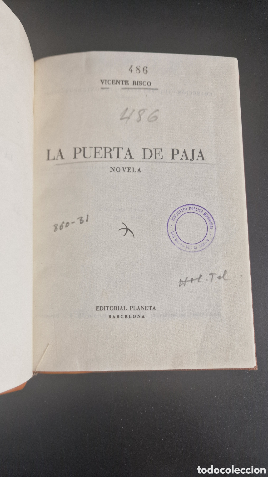 Libros de segunda mano: La puerta de paja, Vicente Risco - Foto 3
