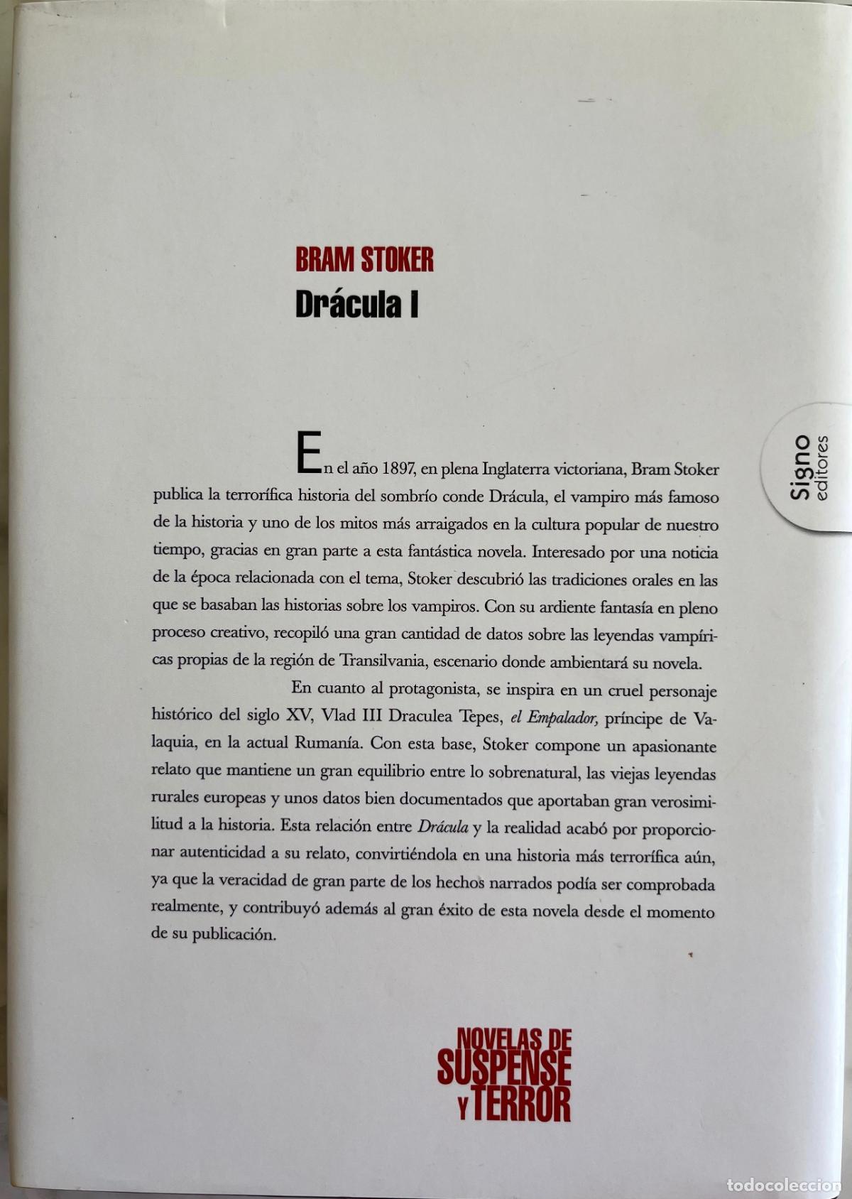 Libros de segunda mano: DRACULA. 1. BRAM STOKER. LIBRO 2010 - Foto 2
