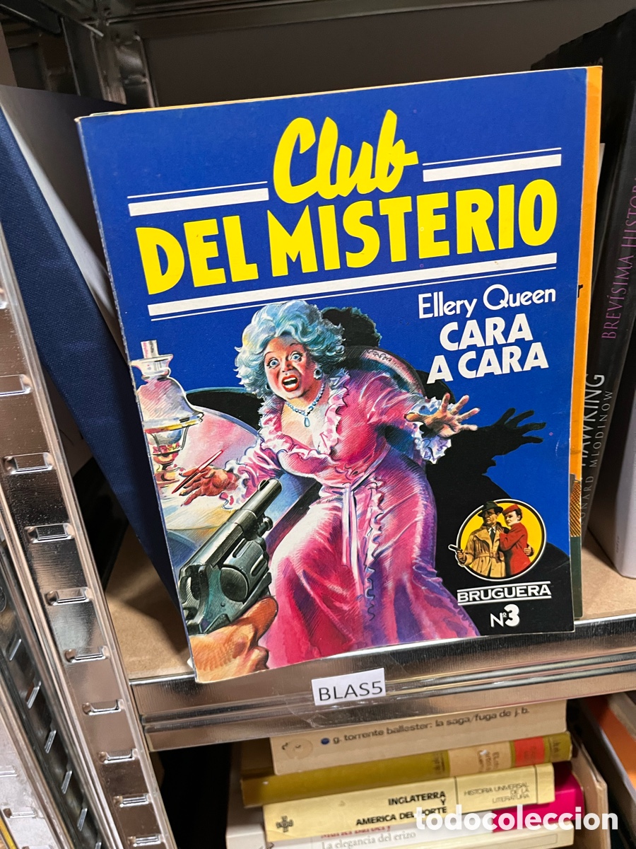 Libros de segunda mano: Blas5 Club del misterio (bruguera) ellery queen, cara a cara