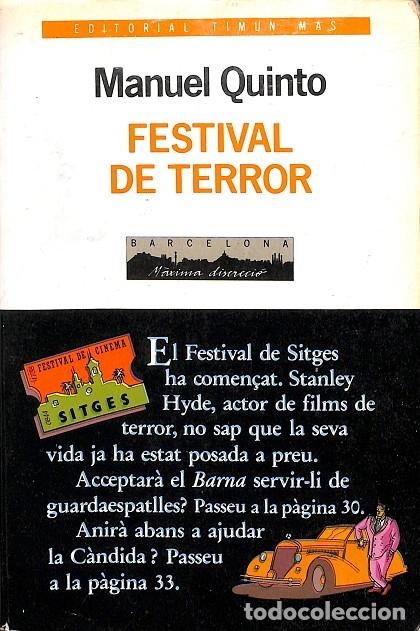 Second hand books: FESTIVAL DE TERROR N&ordm; 5 - MANUEL QUINTO - Timun Mas - 1988