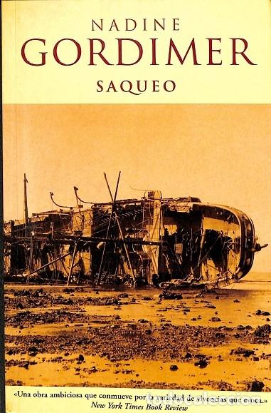 Gebrauchte B&uuml;cher: SAQUEO - Nadine Gordimer - Ediciones B - 2004 - AFLUENTES