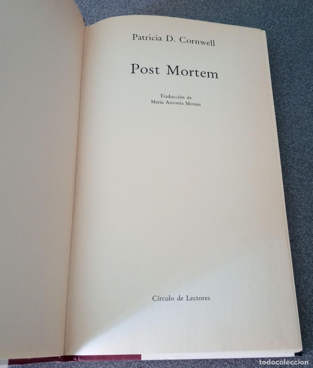 Libros de segunda mano: Post Mortem Patricia D.Cornwell - Foto 3