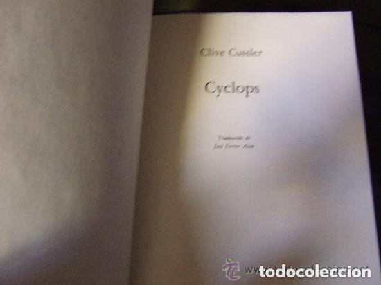 Libros de segunda mano: Cyclops de Clive Cussler. - Foto 2