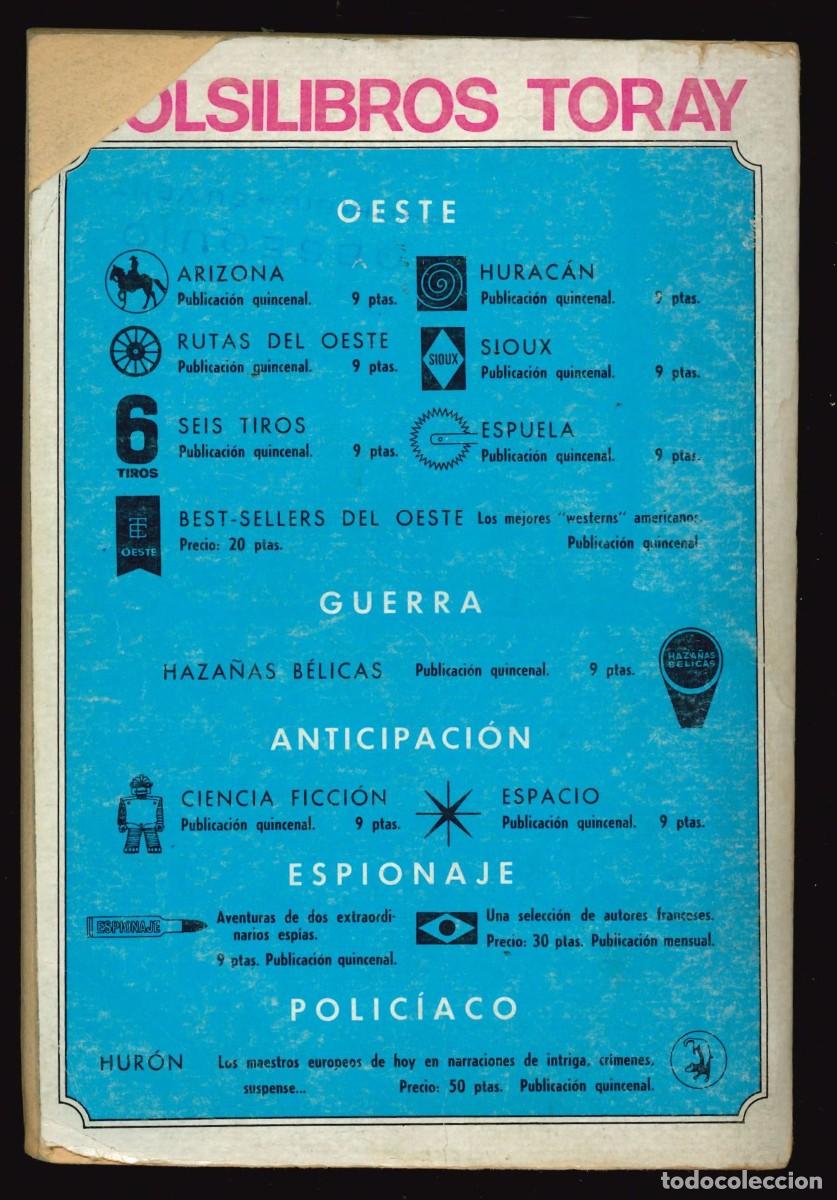 Libros de segunda mano: ESPIONAJE (2&ordf; &Eacute;POCA) - TORAY / N&Uacute;MERO 10 (PETER ADAN Y EL PODER INVISIBLE) - Foto 2