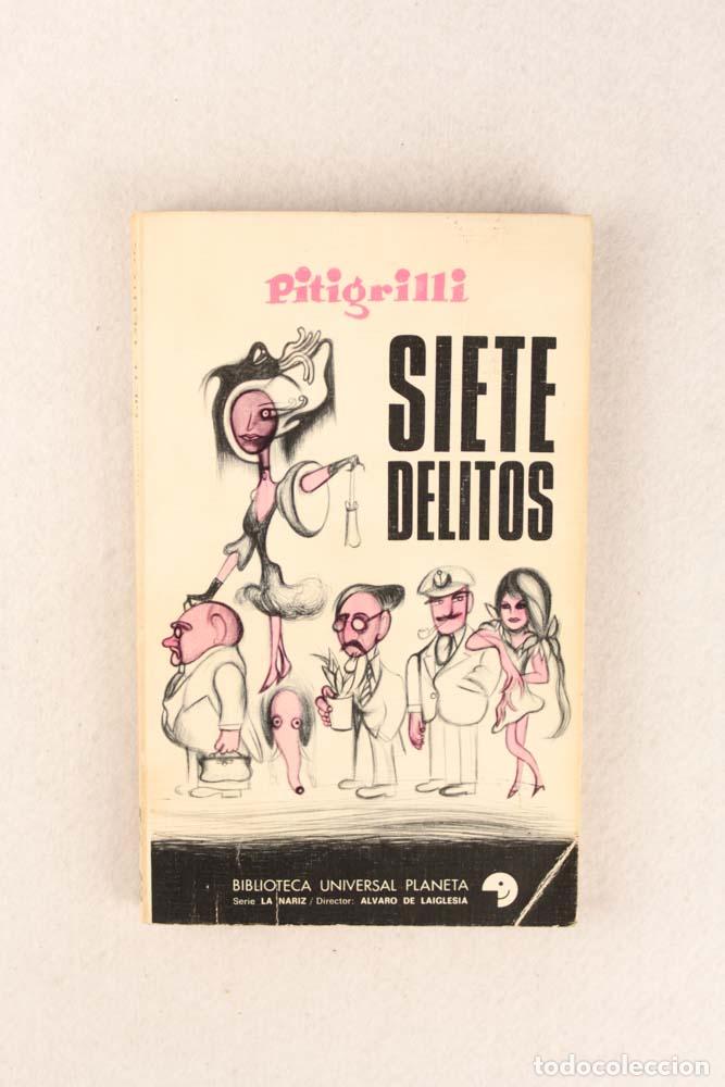 Libros de segunda mano: Siete delitos - Pitigrilli - Foto 1