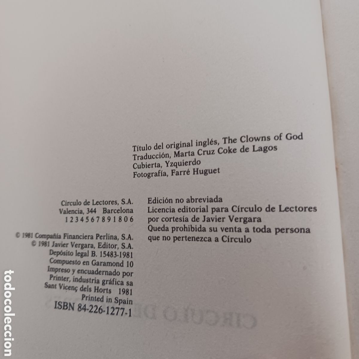 Libros de segunda mano: Los Bufones de Dios de Morris West - Foto 5