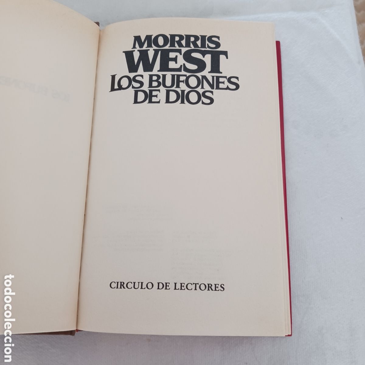 Libros de segunda mano: Los Bufones de Dios de Morris West - Foto 7