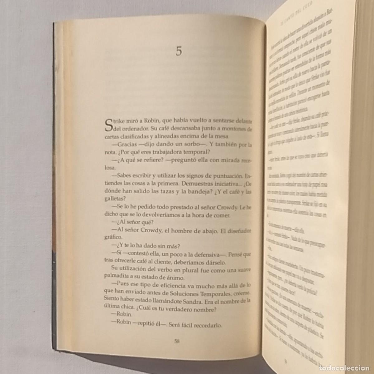 Libros de segunda mano: El canto del cuco &ndash; Robert Galbraith - Foto 4
