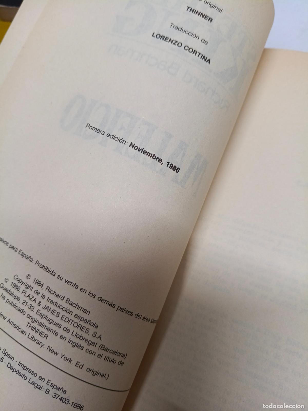 Libros de segunda mano: MALEFICIO - KING, STEPHEN - Foto 2