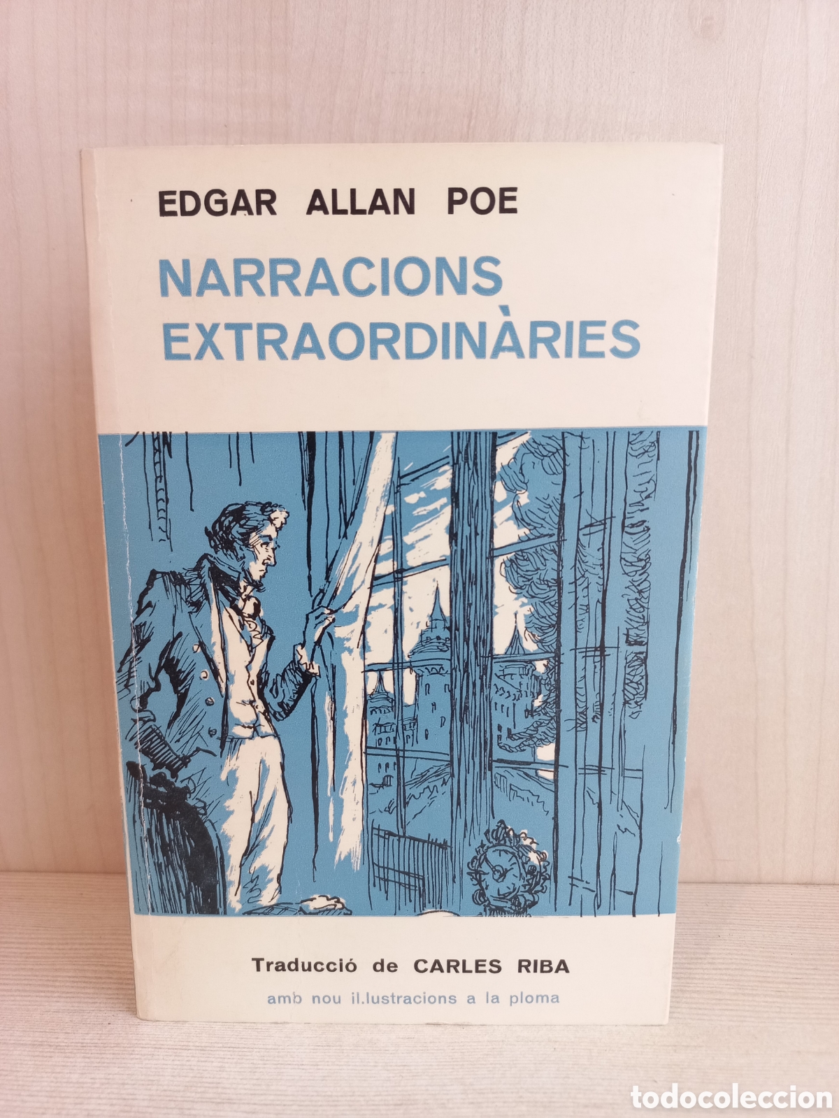 Libros de segunda mano: Narracions Extraordin&agrave;ries. Edgar Allan Poe. Selecta, 1984. Catal&aacute;n. Ilustrado. Terror.