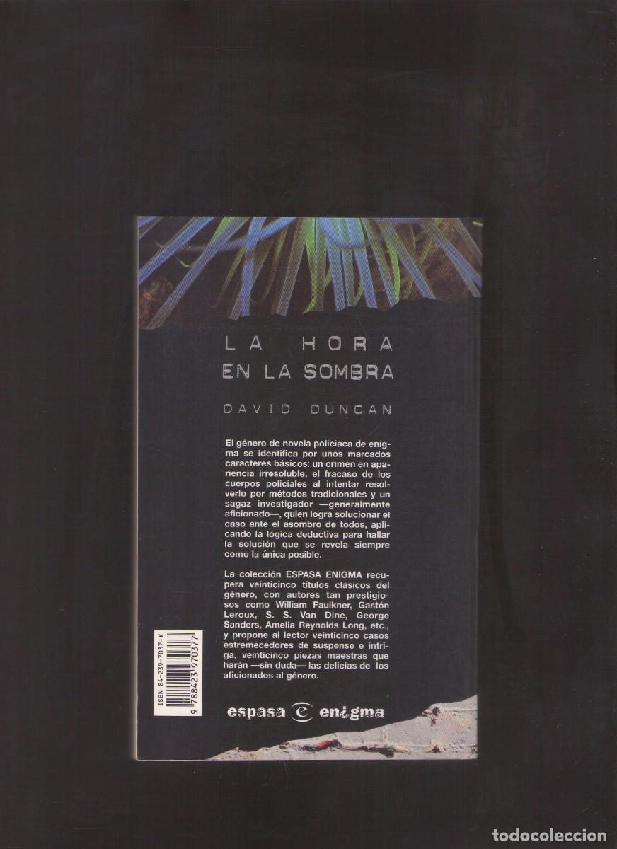 Libros de segunda mano: Bd. La hora en la sombra (David Duncan) - Foto 2