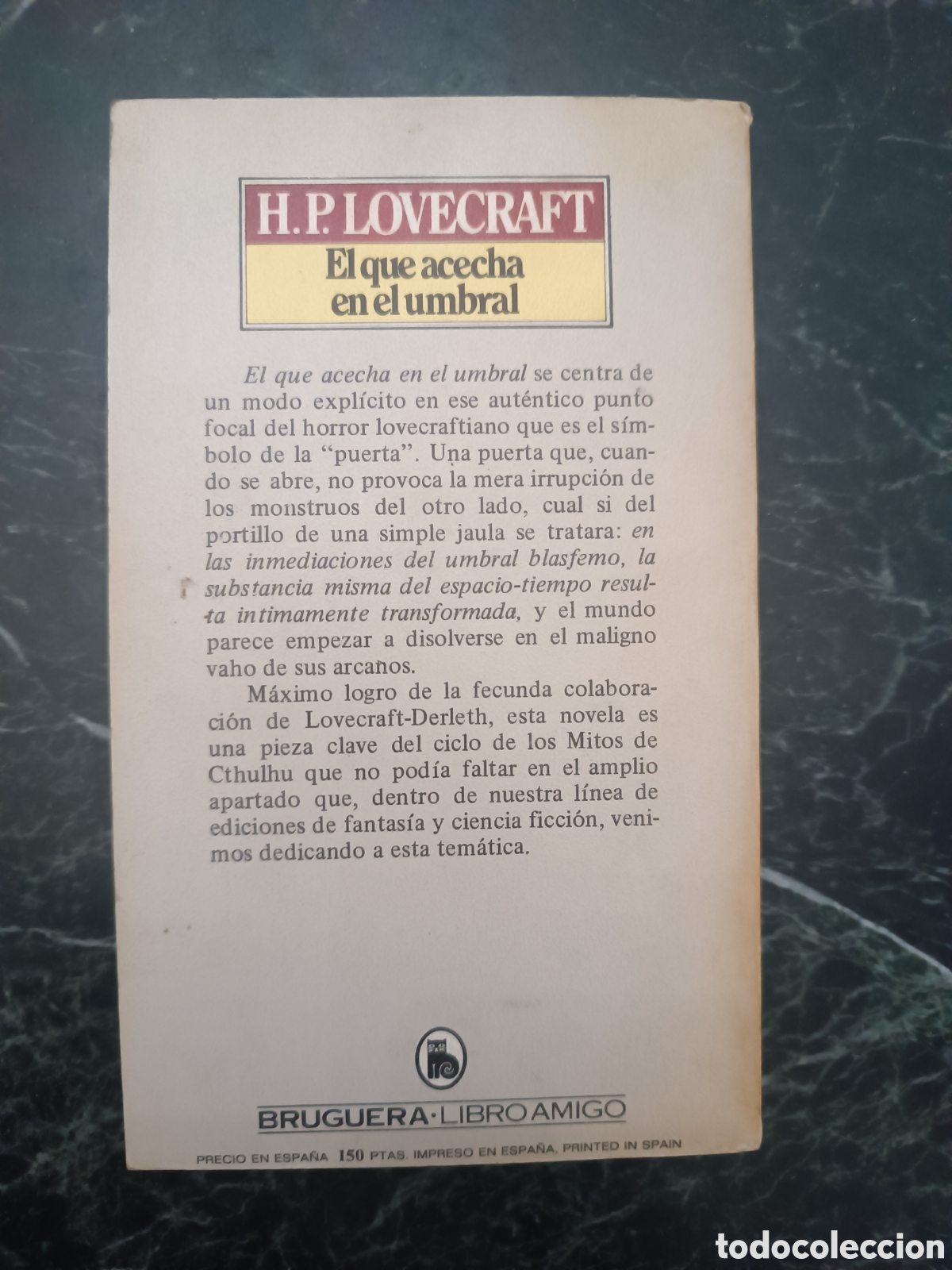 Libros de segunda mano: El que acecha en el umbral. - Foto 2