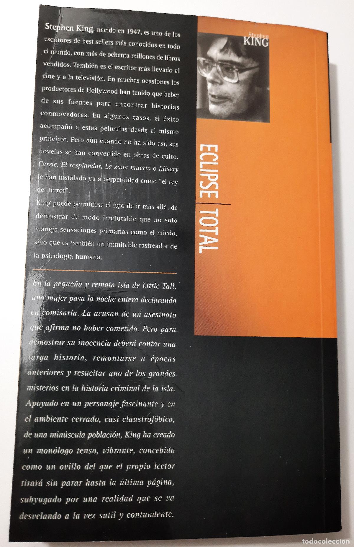 Libros de segunda mano: Eclipse total - King, Stephen - Foto 2