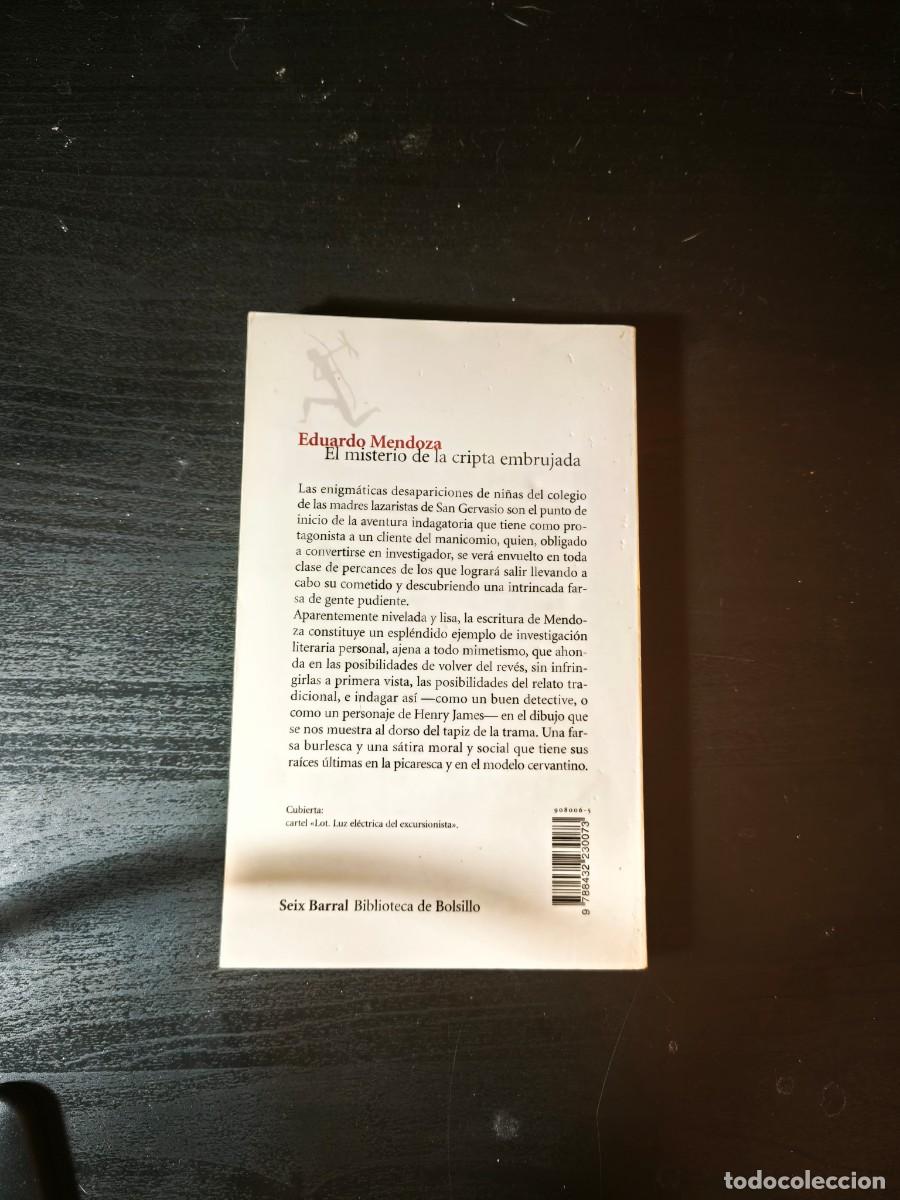 Libros de segunda mano: El misterio de la cripta embrujada - Eduardo Mendoza - Foto 2