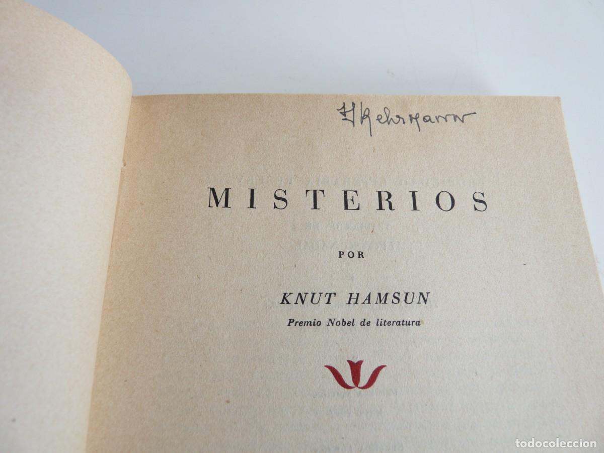 Libros de segunda mano: Misterios Knut Hamsun Ref: 3-24 - Foto 6