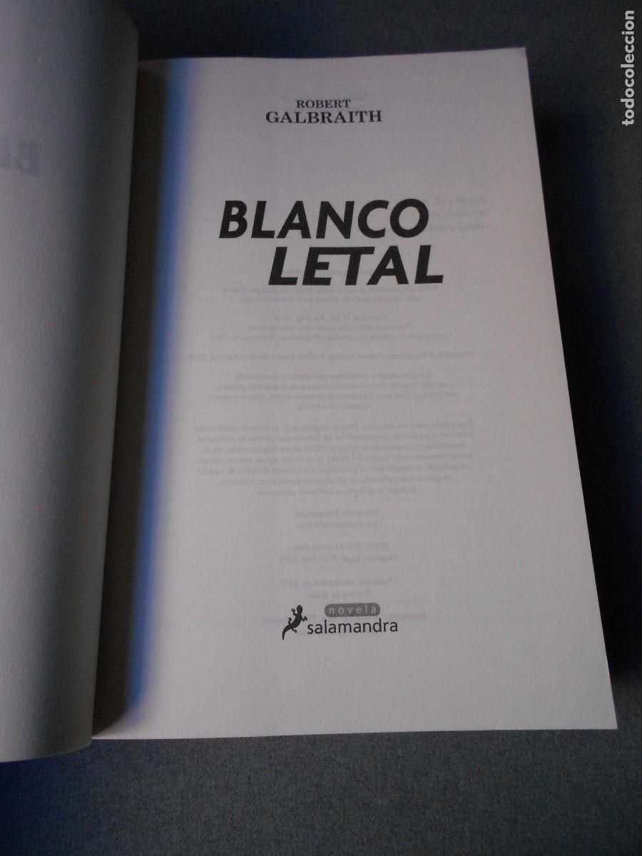 Libros de segunda mano: BLANCO LETAL. J.K ROWLING - Foto 3