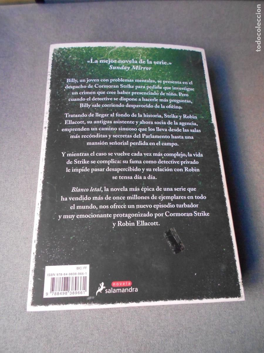 Libros de segunda mano: BLANCO LETAL. J.K ROWLING - Foto 4